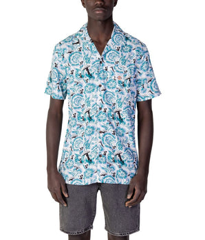 Dickies Blue Cotton Shortsleeve Shirt