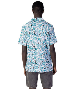 Dickies Blue Cotton Shortsleeve Shirt