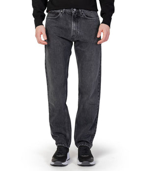 Hugo Boss Black Cotton Relaxed Fit Jeans