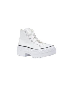 Converse White Fabric Chunky Sneakers