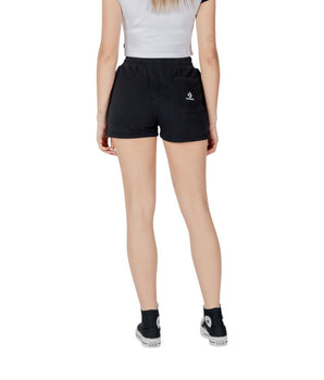 Converse Black Cotton Bermuda Shorts