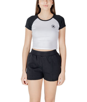 Converse Black And White Cotton T-Shirt