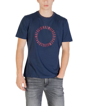 Bikkembergs Blue Cotton T-Shirt