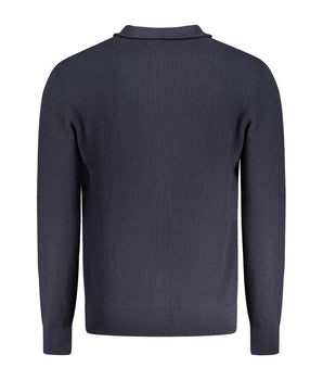 Guess Jeans Blue Cotton Sweater