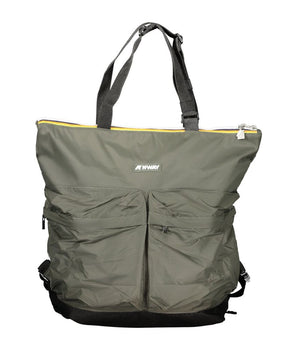 K-WAY Green Polyamide Unisex Backpack