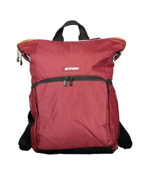 K-WAY Red Polyamide Unisex Backpack