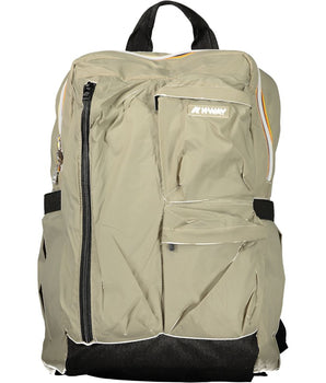 K-WAY Gray Polyamide Men Backpack