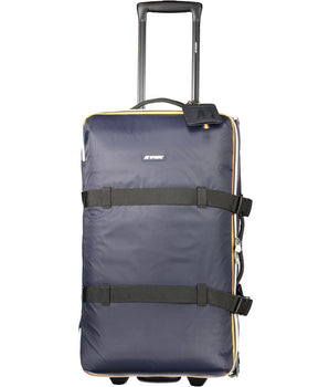 K-WAY Blue Polyamide Unisex Luggage Travel Bag