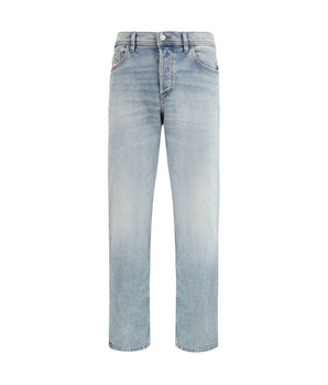 Diesel Blue Cotton Tapered Jeans