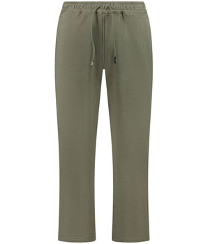 K-WAY Green Cotton Men Trouser
