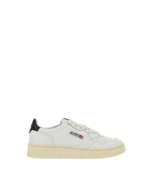 Autry White Calf Leather Bos Taurus Sneakers