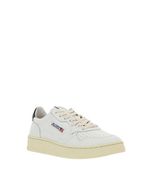 Autry White Calf Leather Bos Taurus Sneakers