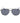 Hackett Gray Metal Sunglasses