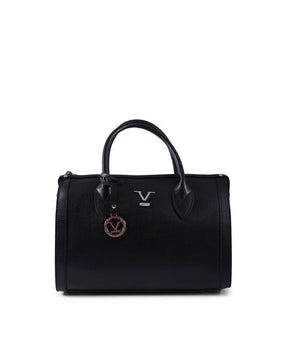 19V69 Italia Black Leather Handbag