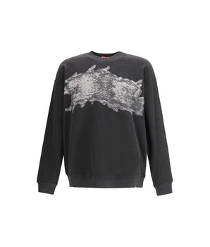 Diesel Black Cotton Sweatshirt