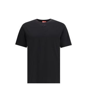 Diesel Black Cotton T-Shirt
