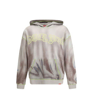 Diesel Gray Cotton Sweatshirt