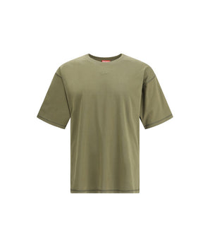 Diesel Green Cotton T-Shirt