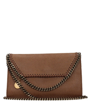 Stella McCartney Brown Leather Clutch Bag