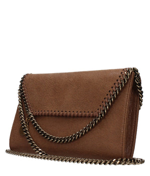 Stella McCartney Brown Leather Clutch Bag