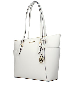 Michael Kors White Leather Shoulder Bag