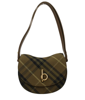 Burberry Green Fabric Shoulder Bag
