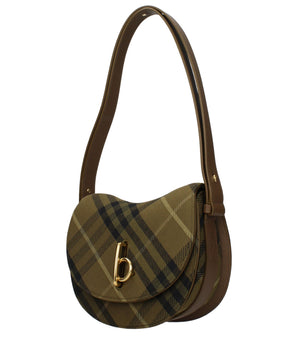 Burberry Green Fabric Shoulder Bag