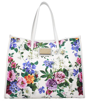 Dolce & Gabbana White Fabric Shoulder Bag