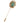 Dolce &amp; Gabbana Gold Tone Green Stone Antique Men Accessory Brooch Pin