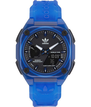 Adidas Blue Rubber Sport Watch