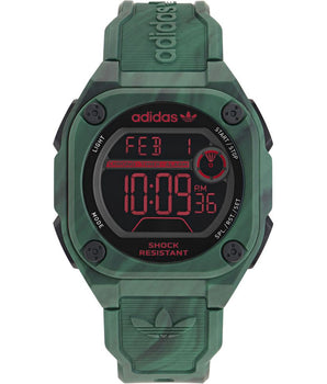 Adidas Green Synthetic Digital Watch