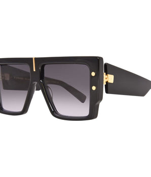 Balmain Black Acetate Sunglasses