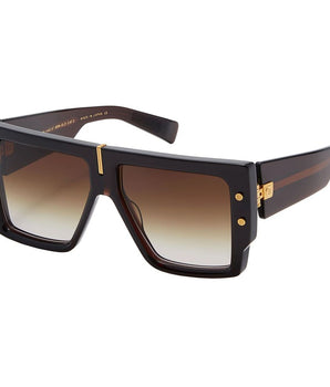 Balmain Brown Acetate Sunglasses