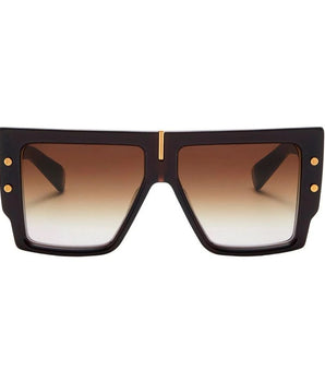 Balmain Brown Acetate Sunglasses