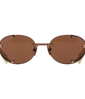 Balmain Brown Acetate Sunglasses