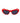 Ferragamo Red Acetate Sunglasses