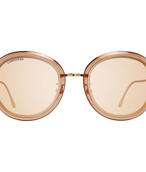 Longines Brown Metal Sunglasses
