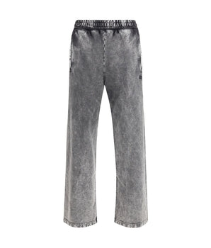Diesel Gray Cotton Casual Pants