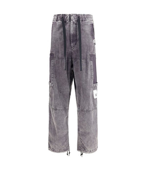 Maison Mihara Yasuhiro Black Cotton Cargo Pants