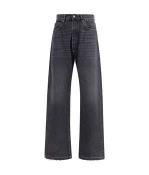 Margiela Black Cotton High-Waisted Jean