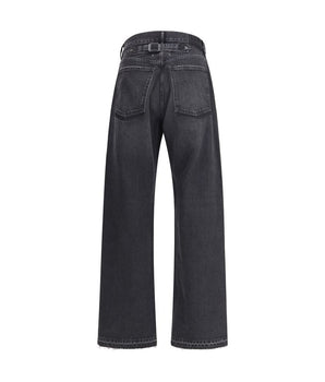 Margiela Black Cotton High-Waisted Jean