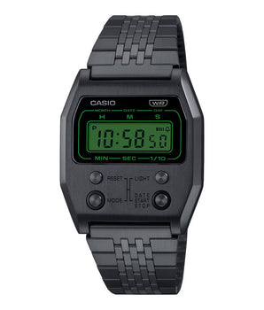 Casio Black Stainless Steel Digital Watch