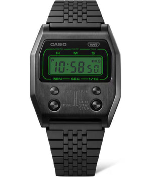 Casio Black Stainless Steel Digital Watch