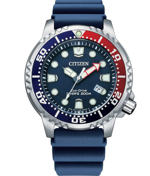 Citizen Blue Rubber Sport Watch