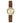 Furla Brown Leather Dress Watch