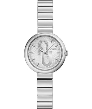 Furla Gray Stainless Steel Dress Watch