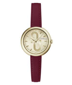 Furla Multicolor Leather Dress Watch