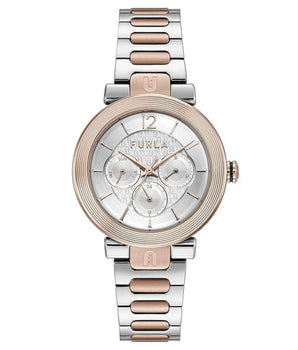 Furla Gray Stainless Steel Dress Watch