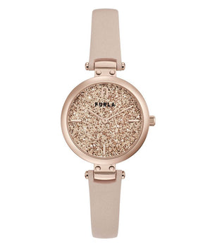 Furla Multicolor Leather Dress Watch
