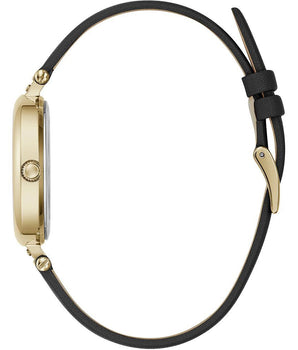 Furla Black Leather Dress Watch